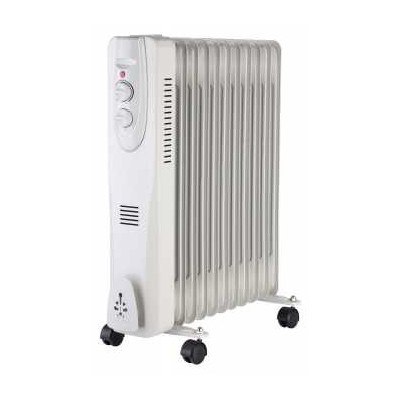 Incalzire Radiatoare Convectoare, Radiator electric portabil cu ulei 11 elementi 2500W Well -2, dioda.ro