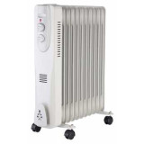 Incalzire Radiatoare Convectoare, Radiator electric portabil cu ulei 11 elementi 2500W Well -2, dioda.ro