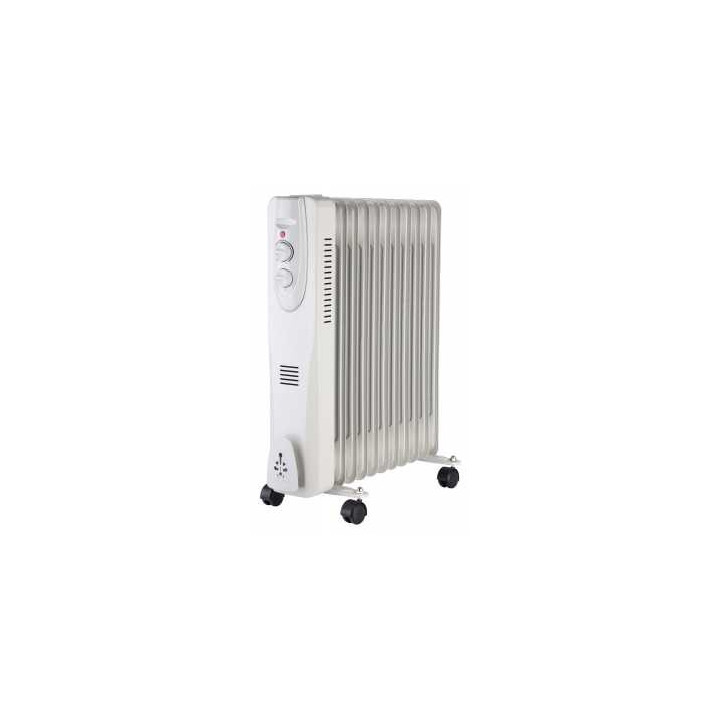 Incalzire Radiatoare Convectoare, Radiator electric portabil cu ulei 11 elementi 2500W Well -2, dioda.ro