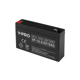 Acumulatori Baterii, Acumulator AGM VPro 6V 10Ah VRLA fara intretinere Volt Polska -1, dioda.ro