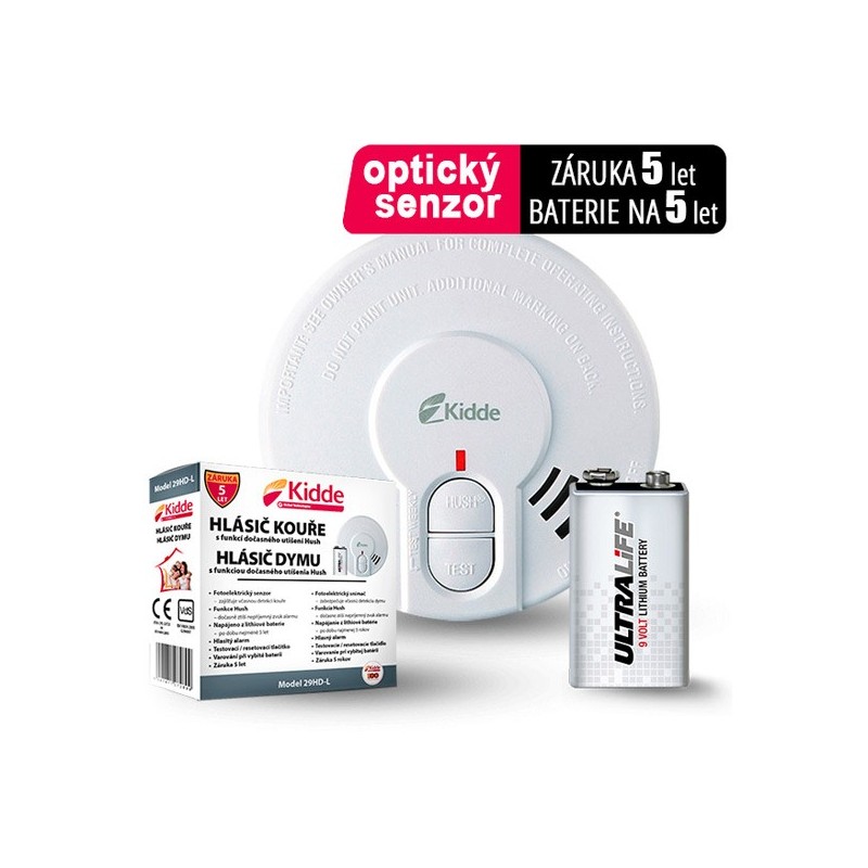 Detectoare de fum și căldură, Detector de fum KIDDE 29HD-L -1, dioda.ro
