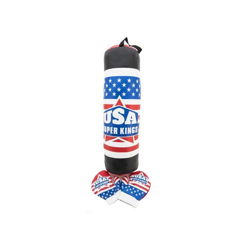 Jucării sportive, Saci de box copii LUCES + manusi -1, dioda.ro