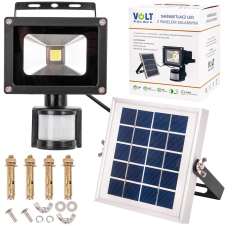 Proiectoare LED, Set Proiector LED 10W, Panou solar 3W , Acumulator 2000mAh -16, dioda.ro