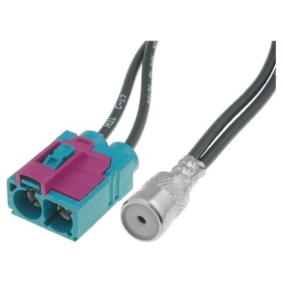 Adaptor antenă Fakra mufă x2,ISO mufă în unghi