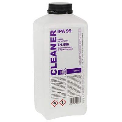 Materiale pentru producerea pcb, CLEANER ALCOOL IZOPROPILIC 99 1L MICROCHIP -1, dioda.ro