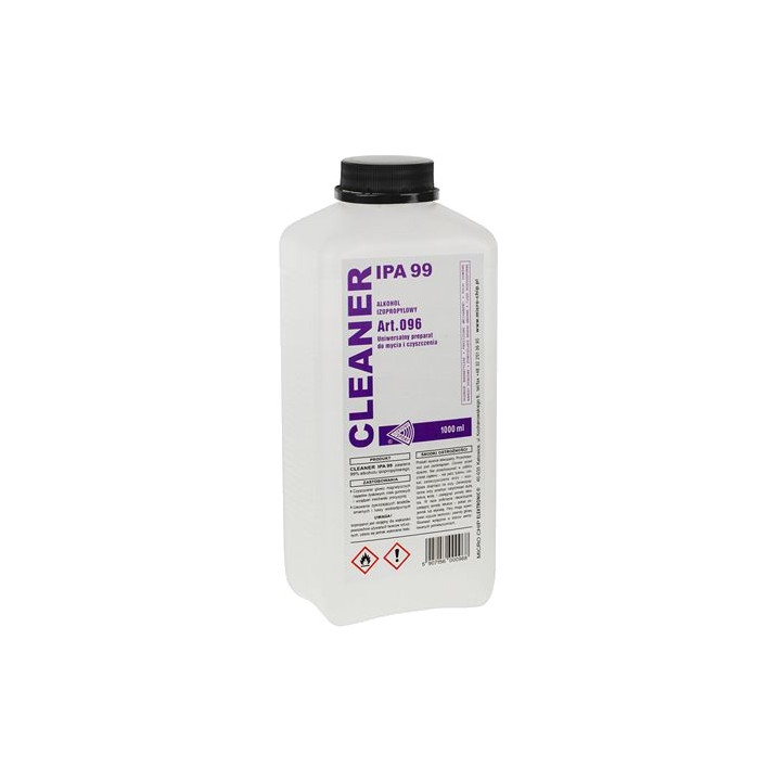 Materiale pentru producerea pcb, CLEANER ALCOOL IZOPROPILIC 99 1L MICROCHIP -1, dioda.ro