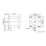 Motoare Pas Cu Pas, Motor Pas Cu Pas 1,9Nm IM57STH76 -2, dioda.ro