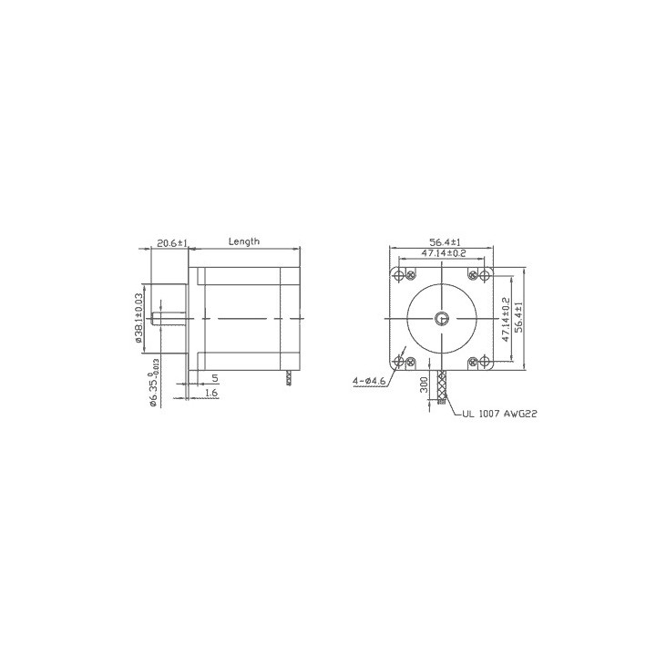 Motoare Pas Cu Pas, Motor Pas Cu Pas 1,9Nm IM57STH76 -2, dioda.ro