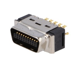 Conectori, Conector: MDR PIN:20 ecranat pe cablu Mat: poliester mufă tată 10120-3000PE -2, dioda.ro