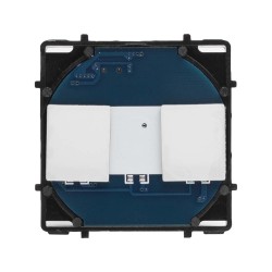 Aparataj doza rotunda, Modul intrerupator dublu, aparataj touch PULSAR NS -2, dioda.ro