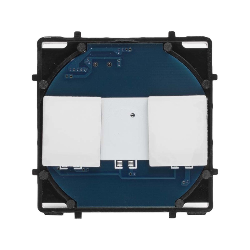 Aparataj doza rotunda, Modul intrerupator dublu, aparataj touch PULSAR NS -2, dioda.ro