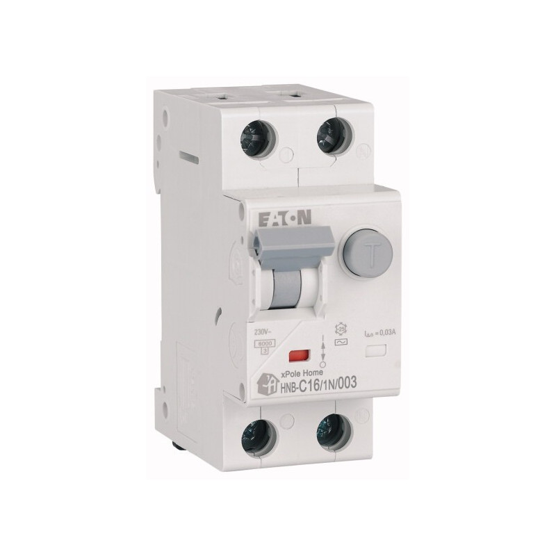 Intrerupatoare automate diferentiale, Intrerupator Automat Xpole Home 16A 1P+N C 6kA HNB-C16/1N/003 -1, dioda.ro