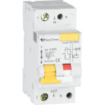 Intrerupatoare automate diferentiale, Intrerupator Automat Diferential Combinat 1P+N 6A 30mA -1, dioda.ro