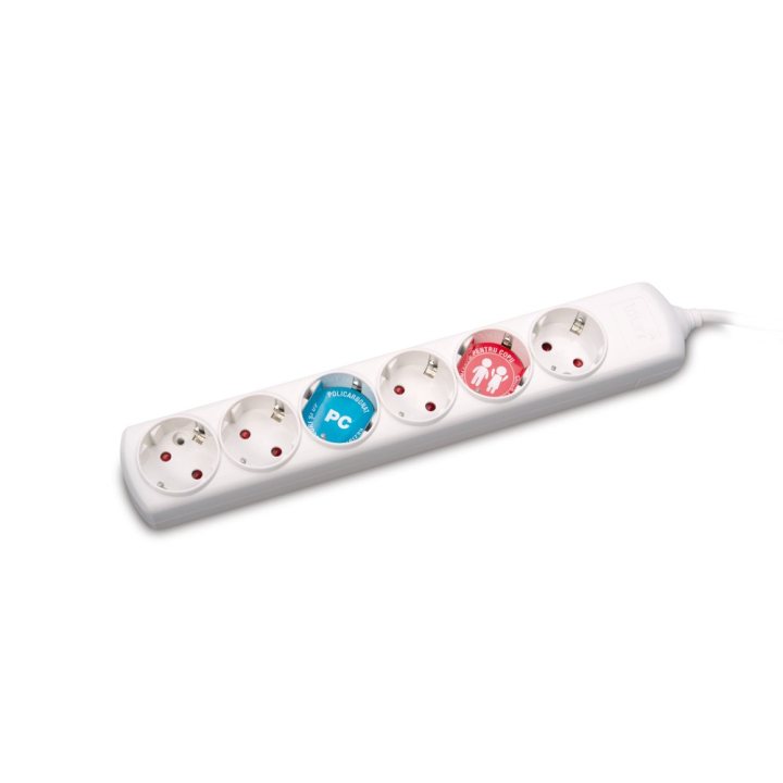 Prelungitoare, Prelungitor 3m 6 Prize cu CP, 7102.6300  -1, dioda.ro