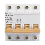 Intrerupator Automat 16A Tetrapolar Intrerupatoare automate modulare, Intrerupator Automat 16A Tetrapolar -1, dioda.ro