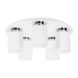 Aplice/Plafoniere, Plafoniera Andra Alb 5xE27 60W -1, dioda.ro