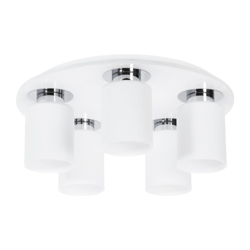 Aplice/Plafoniere, Plafoniera Andra Alb 5xE27 60W -1, dioda.ro