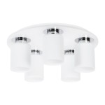 Aplice/Plafoniere, Plafoniera Andra Alb 5xE27 60W -1, dioda.ro