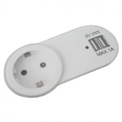 Adaptoare, Adaptor Incarcator 2xUSB 1000mA -1, dioda.ro