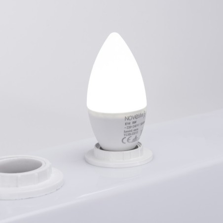 LED, Bec LED Lumanare 5W E14 6400K  -1, dioda.ro