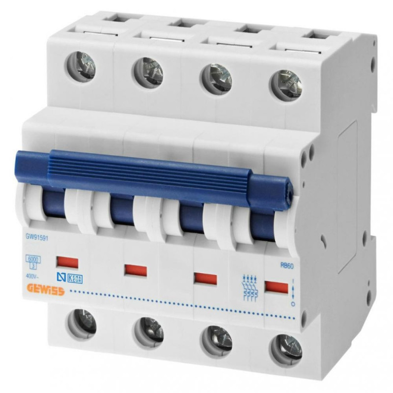 Intrerupator Automat 25A 4P C 6KA Intrerupatoare automate modulare, Intrerupator Automat 25A 4P C 6KA -1, dioda.ro