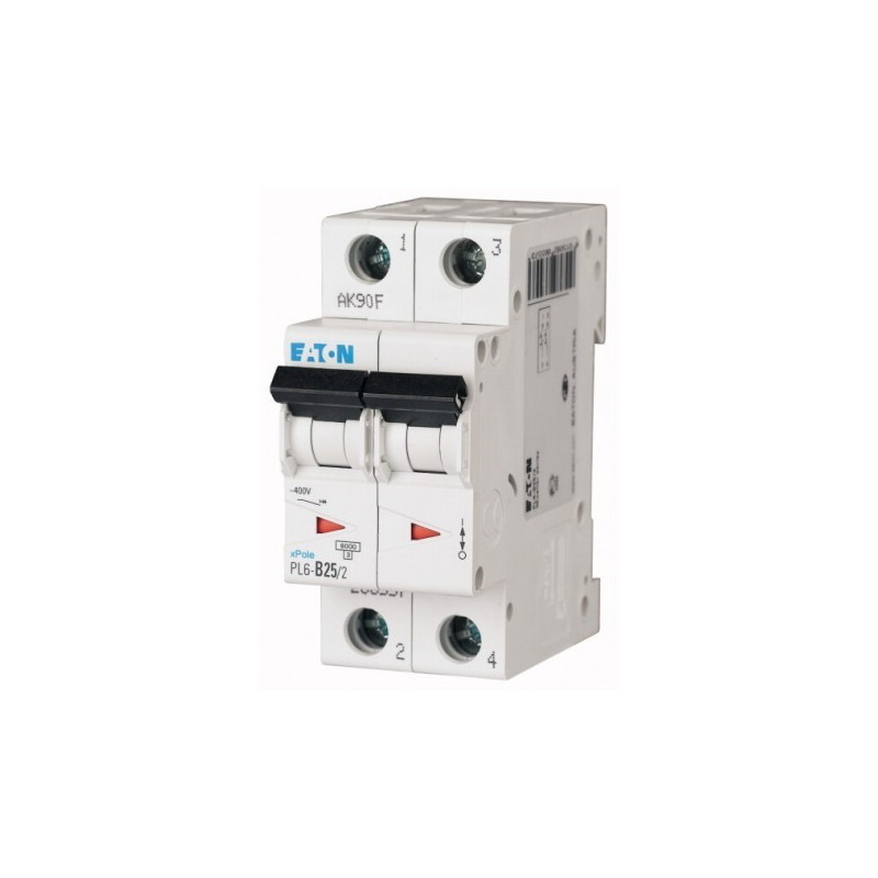 Intrerupator Automat 20A 2P C 6KA PL6 Intrerupatoare automate modulare, Intrerupator Automat 20A 2P C 6KA PL6 -1, dioda.ro