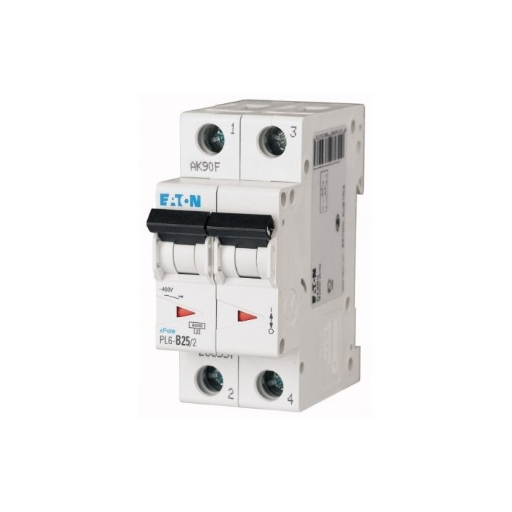 Intrerupatoare automate modulare, Intrerupator Automat 20A 2P C 6KA PL6 -1, dioda.ro