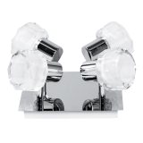 Spoturi, Spot Bara Careo Alb+Crom 4xG9 40W     -1, dioda.ro