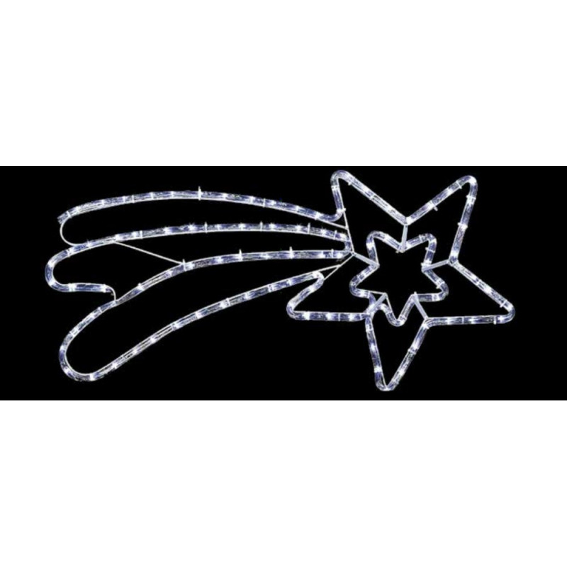 Decoratiune LED Cometa 75x35cm IP44 Instalatii sarbatori, Decoratiune LED Cometa 75x35cm IP44 -1, dioda.ro