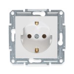 Materiale Instalatii Electrice, Asfora Mecanism Priza Schucko 16A Alb, EPH2970121 -2, dioda.ro