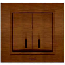 Aparataj doza rotunda, Zena Cires Comutator LED ST -1, dioda.ro