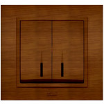 Aparataj doza rotunda, Zena Cires Comutator LED ST -1, dioda.ro