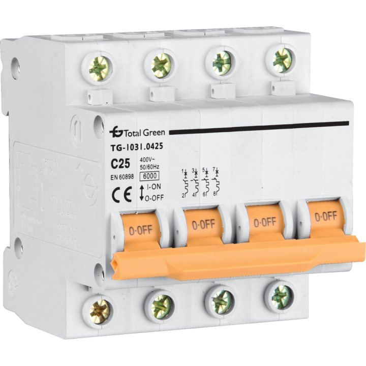 Intrerupatoare automate modulare, Intrerupator Automat 32A Tetrapolar -1, dioda.ro