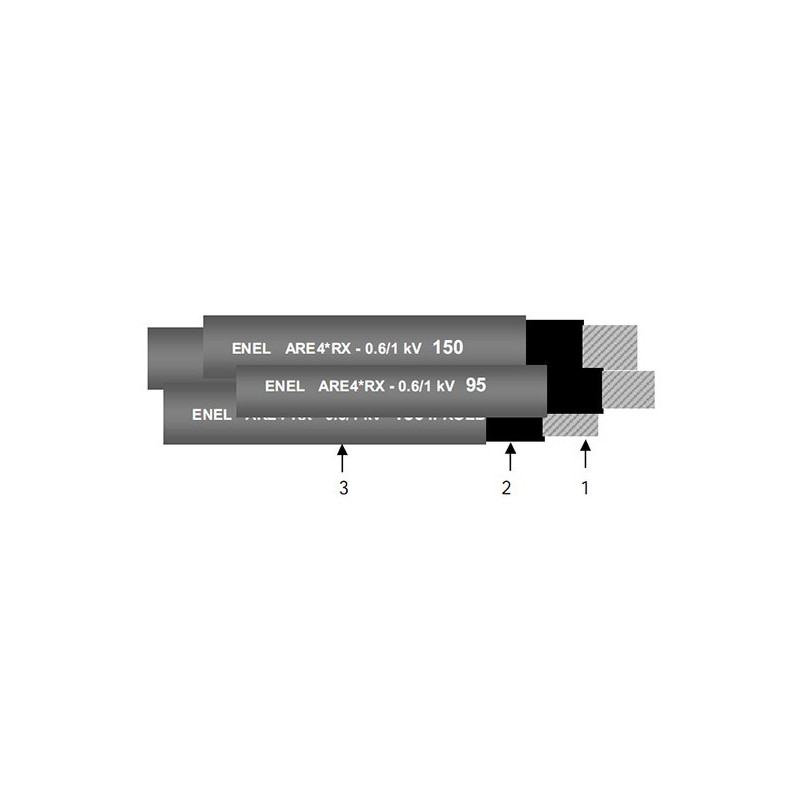 ARE4RX 3x240+150N Cabluri energie joasa tensiune - aluminiu, ARE4RX 3x240+150N -1, dioda.ro