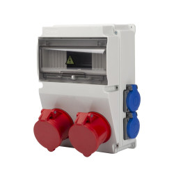 Tablouri plastic, Tabou 2P (5x32A) + 4P (1x16A) IP44 -1, dioda.ro