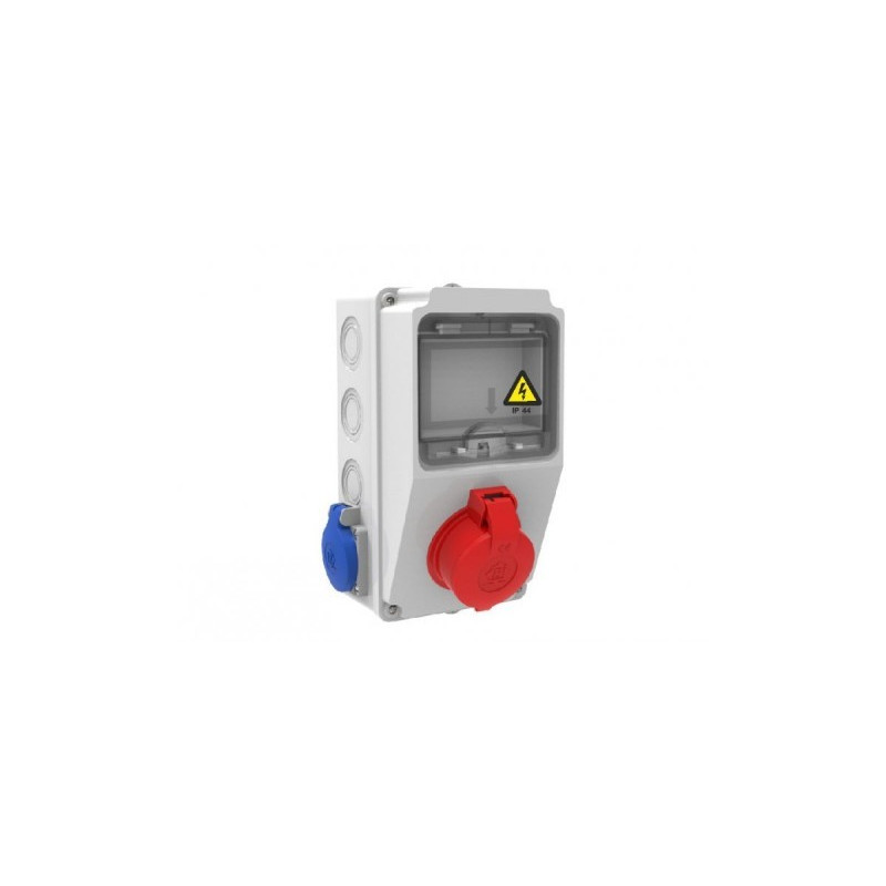 Organizare santier, Tablou Sigurante 1P (3x25A) 380V + 2P (1x16A) 220V IP44 -1, dioda.ro