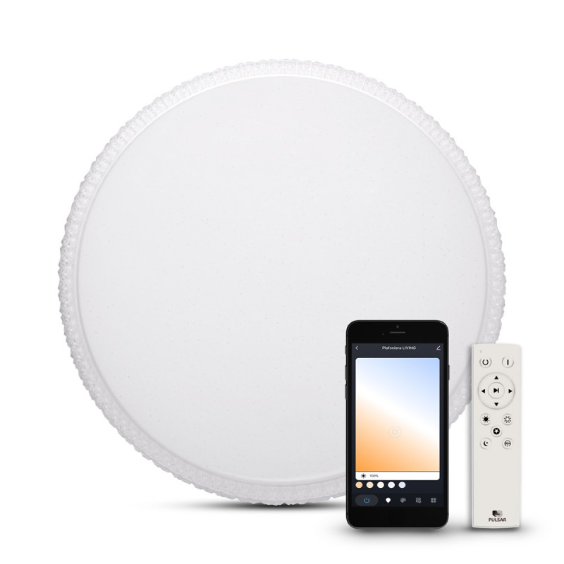 Interior LED, Plafoniera Smart Liuli 36W 3000K-6500K IP20, PULSAR -1, dioda.ro