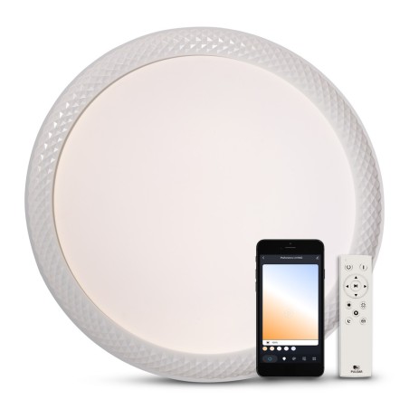 Interior LED, Plafoniera Smart Luxera 36W 3000K-6500K IP20, PULSAR -1, dioda.ro