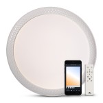 Interior LED, Plafoniera Smart Luxera 36W 3000K-6500K IP20, PULSAR -1, dioda.ro