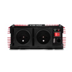 Invertoare auto, Invertor auto 24v 220v convertor de tensiune IPS 3000 PLUS 1700W continuu 3000W varf -2, dioda.ro