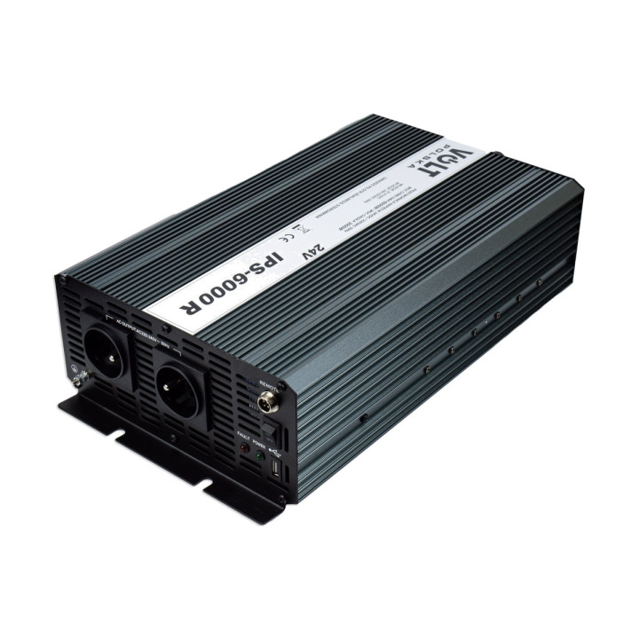 Invertoare auto, Invertor 24v 220v CONVERTOR DE TENSIUNE IPS 6000 24 / 230V R (30006000W) -4, dioda.ro