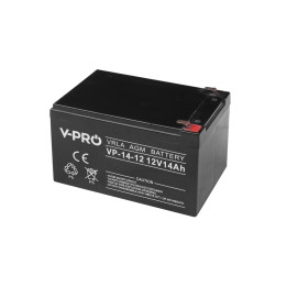 Acumulatori Baterii, Acumulator AGM VPRO 12V 14 Ah VRLA FĂRĂ ÎNTREȚINERE -1, dioda.ro