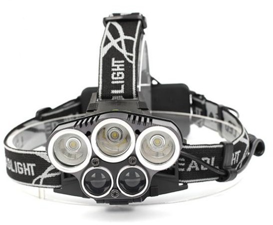 Lanterna cap ted electric 5 led-uri 36w include 2 acumulatori 18650 li-ion si cablu de incarcare micro usb tl-7028-7 ted