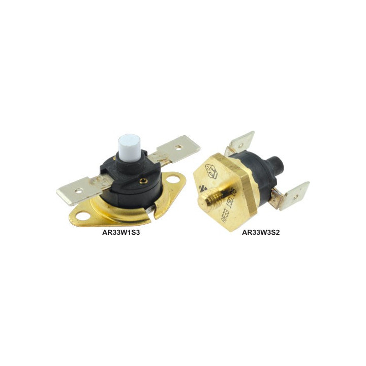 Termostate, Termostat bimetalic, resetare manuală, 250VAC 16A 90°C AR33W1S3-90 -2, dioda.ro