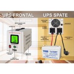 UPS centrale termice, UPS centrala terminca 550VA / 300W Runtime Extins TED Electric -2, dioda.ro