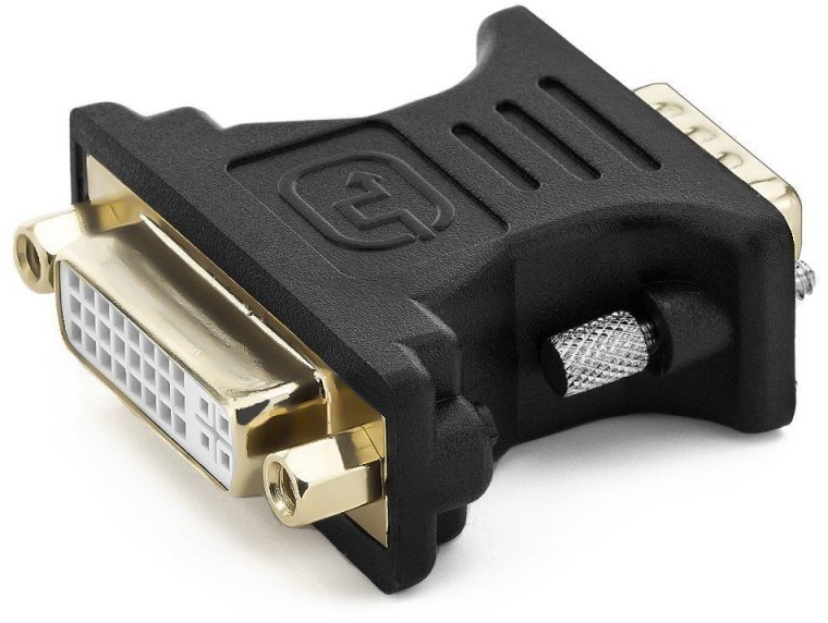 Mufa adaptor de la dvi mama la vga tata