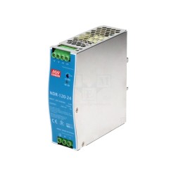 Surse de alimentare montare pe sina DIN, Alimentator: pulsatoriu slim 120W 24VDC 5A 90÷264VAC 600g -1, dioda.ro