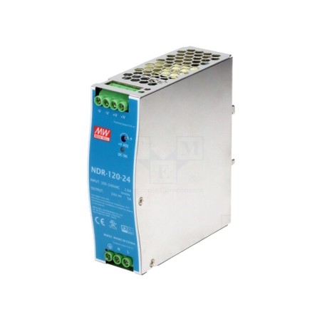 Alimentator: pulsatoriu slim 120W 24VDC 5A 90÷264VAC 600g