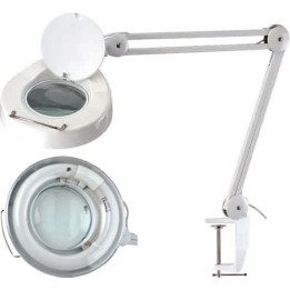 Lupă cu iluminare Lămpi de birou, Lampă de masă cu lupă  Mărire:5dpt(x2,25) LAMP-LUP-5DMET -1, dioda.ro