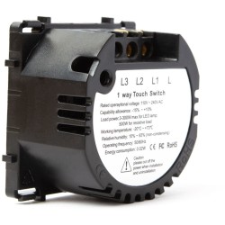 APARATAJ, Modul intrerupator simplu, aparataj touch PULSAR NS -3, dioda.ro